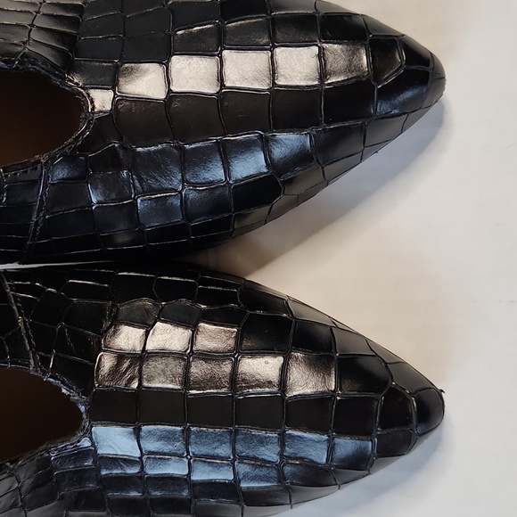 Joan OLOFF DORSEY BLACK SOFT PATENT/BLACK KID SUEDE - 8.5 M - Picture 15 of 16